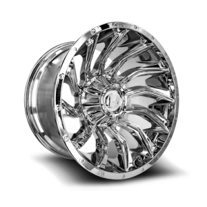 XF Off-Road – XF-224 – Chrome – 20″x12″ -44mm – Summer Wheels – XF-224201281701651-44C